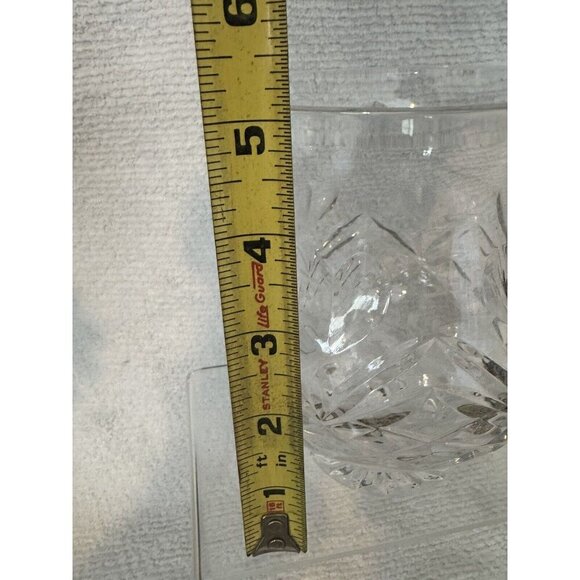 WATERFORD CRYSTAL CANDLESTICK VOTIVE TEALIGHT HURRICANE FAIRY LAMP Used No Flaw - Picture 4 of 4